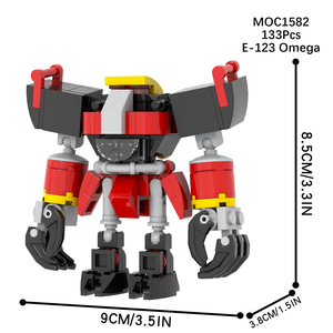 MOC1580-1589ด๊อกเตอร์ช่างไข่เดินโลหะทำจากอิฐม็อดของเล่นเพื่อการศึกษาสำหรับเด็ก - Product Image 5