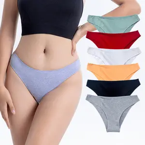 Factory wholesale Cotton women's panties Bikini low-rise panties Underwear Women Hot sale on Amazon