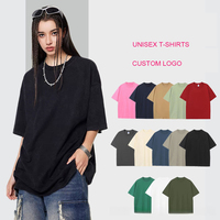 T-Shirt Unisex in Cotone 100% Premium 300-400GSM, Maglietta Neutra di Alta Qualità per Uomo, Personalizzabile con Logo, OEM/ODM