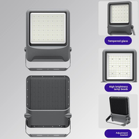 Reflector LED de Alta Luminosidad IP65 a Prueba de Agua para Parques al Aire Libre, Campos Deportivos, Canchas de Baloncesto, Ángulo de Haz de 120°