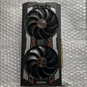 Carte graphique d'occasion pour ordinateur de bureau, RX 5600XT GDDR6 6 Go 256 bits, utilisée pour le gaming - Product Image 1