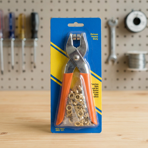 DK-945B 7mm Eyelet Pliers with 100pcs Eyelets | <b>Grommet</b> Eyelet Pliers Kit - Product Image 5