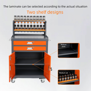 Gabinete de herramientas CNC, centro de mecanizado, Banco de Trabajo <span class=keywords><strong>Auxiliar</strong></span> BT3040, <span class=keywords><strong>mesa</strong></span> de herramientas de bloqueo, mango de herramienta de taller CNC, estante de almacenamiento - Product Image 5