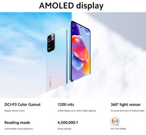 Octa-core Dimensity 920 120W Versión global Smartphone para <span class=keywords><strong>Xiaomi</strong></span> <span class=keywords><strong>Redmi</strong></span> Note 11 Pro + <span class=keywords><strong>5G</strong></span> HyperCharge 120Hz AMOLED 128GB / 256GB - Product Image 4
