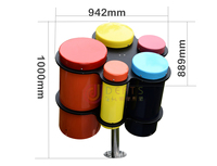 DEATS Stainless Steel & Aluminum/Alloy Outdoor Percussion Instrument Drum Set Playground Equipment Children's Intellectual Toys