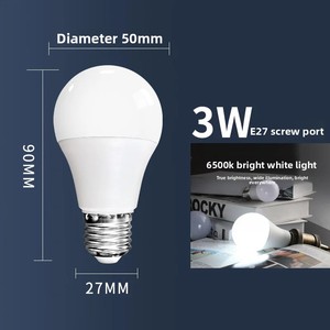 <span class=keywords><strong>Super</strong></span> lumineux E27 grande vis LED ampoule blanche lampe économie d'énergie CFL aluminium plastique enduit ampoule fluorescente pour le ménage - Product Image 6