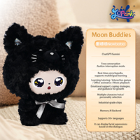 Jouet en peluche AI Jopark ODM Kawaii Ours blanc assis, modèle Chat GPT de grande taille, yeux LED, peut chanter, jouet en peluche AI multifonctionnel