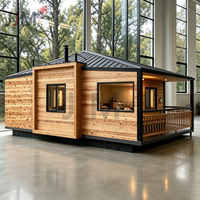 Maison de jardin modulaire préfabriquée, conteneurs pour hôtels et complexes hôteliers, maison conteneur pliable et extensible de 40 pieds pour maison de luxe extérieure