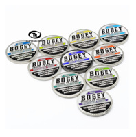 Marqueurs de balle de golf en métal personnalisés avec différents designs et votre propre logo, marqueur de balle de golf magnétique pour Zyn Boger Par