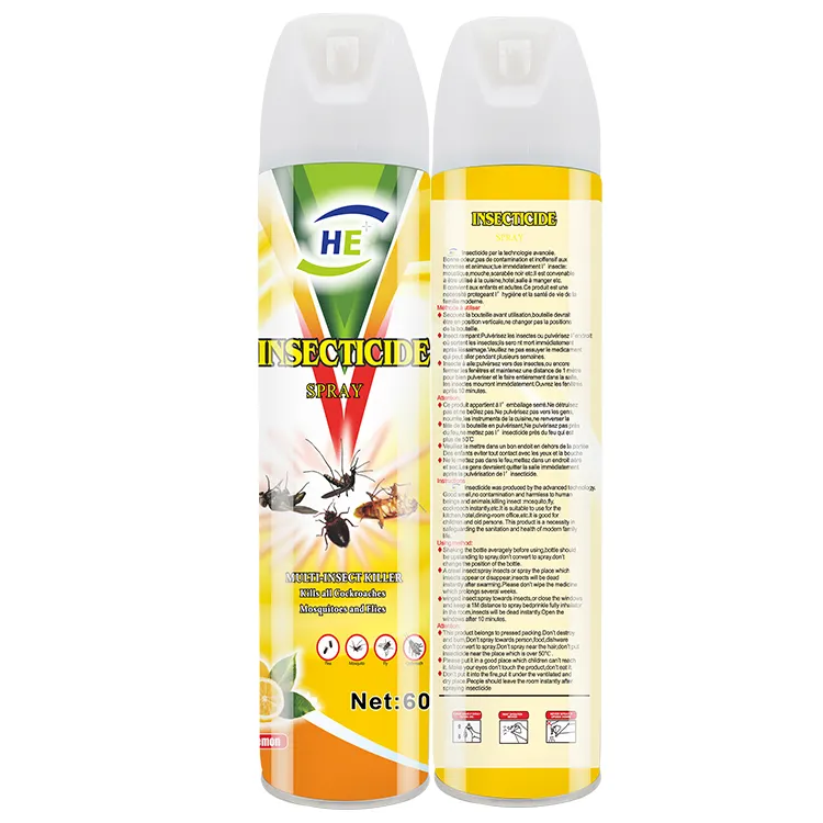 Insecticide Spray Type Cans Mosquitoes Cockroach Flies Killing Spray