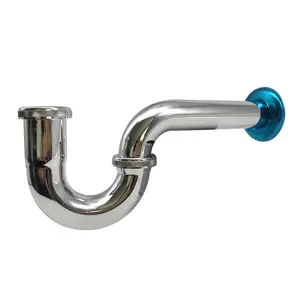 ND019-2 paslanmaz çelik lavabo P tuzak 1.25 inç G 1 1/4 "banyo şişe kapanı lavabo sifon boru