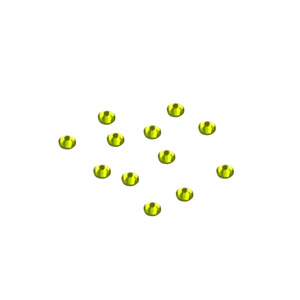 Strass à dos plat de tailles variées 1,3-6,5 mm, accessoires de nail art DIY scintillants, lot de 37 couleurs - Product Image 5