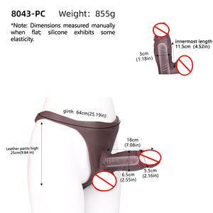 SXXY nouveau Silicone mâle sangle sur <span class=keywords><strong>gode</strong></span> noir réaliste pénis manches <span class=keywords><strong>string</strong></span> creux <span class=keywords><strong>gode</strong></span> t-back pantalon pour hommes retarder l'éjaculation - Product Image 2