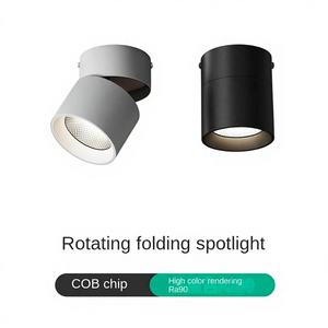 Foco LED COB Empotrable Ajustable y Regulable de 5W 7W, Antideslumbrante, Plegable, Sin Taladro, IP65, CRI90, para Dormitorio, Sala de Estar - Product Image 5