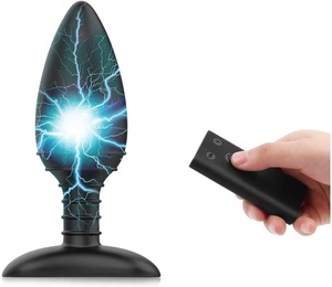 Bestseller 10-stufiger Ferngesteuerter Elektrischer Vibrations-Analplug Tragbarer Prostata-<span class=keywords><strong>Massager</strong></span> für Frauen und Männer Sexspielzeug - Product Image 1