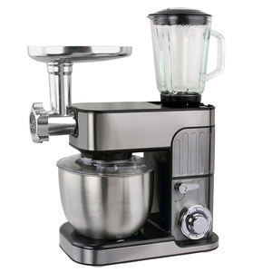 Robot de cuisine électrique pour usage domestique, <span class=keywords><strong>7L</strong></span>, acier inoxydable, 1300W, mélangeur alimentaire avec crochet pétrisseur et coupe-légumes, moteur en cuivre pur - Product Image 1