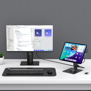 Colorii IPC20-13 từ <span class=keywords><strong>Ipad</strong></span> đứng cho <span class=keywords><strong>iPad</strong></span> Pro M4 13 inch HDMI USB C 10Gbps thẻ <span class=keywords><strong>SD</strong></span> Micro <span class=keywords><strong>SD</strong></span> Đầu đọc thẻ - Product Image 2