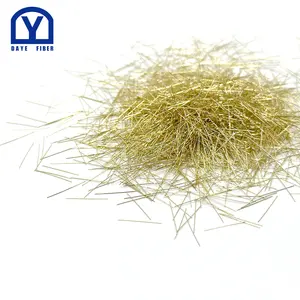 0.2mm*3mm Straight Copper Micro Steel Fibre for UHPFC Concrete Steel Fiber Road Construction Material