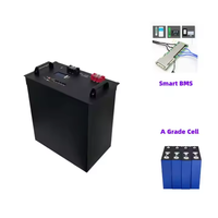 Batterie au lithium-ion Lifepo4 à cycle profond 48V 100Ah à 300Ah pour le stockage d'énergie domestique Système solaire empilable Port de communication CAN