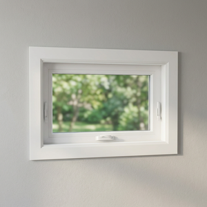 Ventana Corredera Vertical Insonorizada e Impermeable HOFFEN PRO, Mosquitera de Plástico Resistente al Viento, Diseño Moderno, PVC Blanco para Exteriores - Product Image 3