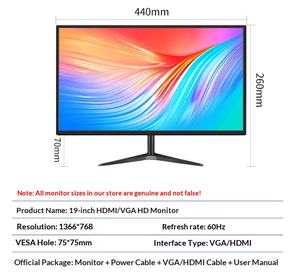 Originele Fabrieksmonitor 24 22 Inch LCD Scherm 120Hz 165Hz Frameloos Computerbeeldscherm Plat Gaming Scherm Monitoren - Product Image 2