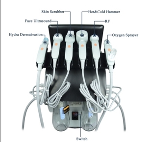 Máquina Facial de Oxígeno Hidroeléctrico de Escritorio con 6 Manijas, Pantalla de 10 Pulgadas, Limpieza Profunda, Equipo de Belleza Antienvejecimiento - Product Image 3
