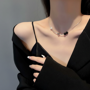 Vendita calda Trending moda collane a catena per bambini luna farfalla cuore perla strass gioielli di lusso disponibili all'ingrosso - Product Image 2