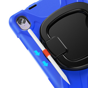 Cho <span class=keywords><strong>iPad</strong></span> <span class=keywords><strong>Mini</strong></span> 6/<span class=keywords><strong>Mini</strong></span> 7 dày Silicone chống sốc Heavy Duty Rugged xoay chân đế dây đeo vai trẻ em Tablet trường hợp bìa - Product Image 2