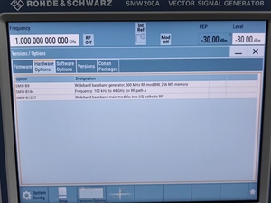 Продажа подержанных продуктов Rohde & Schwarz SMW200A векторный генератор сигналов - Product Image 2
