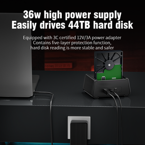 Новый дизайн FIDECO RGB автономный клон док-станция для жесткого диска 2,5 3,5 дюймов SATA HDD SSD дубликатор - Product Image 6
