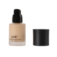 Fond de Teint Liquide Mat Couvrant et Imperméable 9 Couleurs, Contrôle du Sébum, Éclaircissant et Blanchissant, Créez Votre Marque Privée