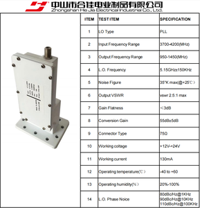 3.4-4.2GHz 3220 C-BAND LNB độ ổn định cao LNB f Loại kết nối đầu vào loạt c-band PLL LNB - Product Image 4