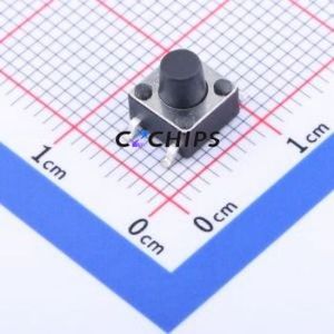K2-6639SP-F3SC-04 Tactile Switch SMD-4P,6x6mm Switch 1.8N Vertical Mount 6mm 6mm - Product Image 1