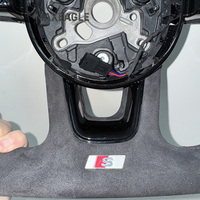 Volant de voiture en Alcantara personnalisé pour les modèles Audi S6 S7 A4 B8 B9 A5 A6 A7 C7 Q3 Q5 A3 S3 S8 R8, accessoires de voiture