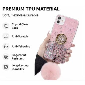 เคสโทรศัพท์มือถือดีไซน์หรู TPU กลิตเตอร์สำหรับ A51/A71/A50/A21S/A31/S20 FE/S21อัลตร้า/S10 - Product Image 1