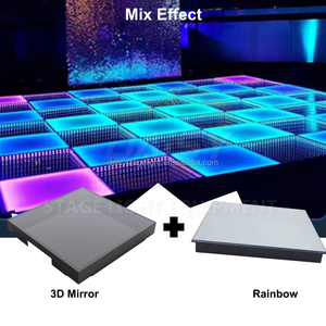 <span class=keywords><strong>Led</strong></span> 3D Infinity gương video sân khấu 20 Wát trắng chiếu sáng DMX512 Glass Magnetic 3D sàn nhảy cho đám cưới ngoài trời tiệc - Product Image 4