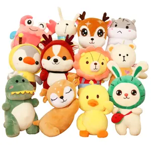 Boneka bayi hewan mini mewah kualitas tinggi mainan kuda laut/domba/anjing mainan mesin cakar 30cm hadiah lucu untuk anak-anak