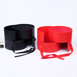 Round Gift <b>Box</b> With Transparent Window PVC Craft Gift Packaging For Wedding Favors And <b>Presents</b> - Product Image 2