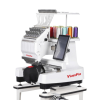 Bordadora Computarizada Automática de Cabezal Único y 15 Agujas para Área de Trabajo Pequeña en Gorras, Ropa, Zapatos y Parches