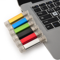 Clé USB en plastique de type C personnalisée en gros, USB 3.0/2.0, 4 Go, 8 Go, 16 Go, 32 Go, 64 Go, 128 Go, clé USB 2.0, mémoire stick