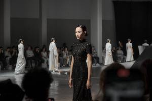 Los Mejores Vestidos Largos para Mujer, Elegantes, con Encaje, Modelo BLOOM, 500 gramos, para Todas las Temporadas, Color Negro y Beige, Maxi, Estándar, Manga Corta - Product Image 4