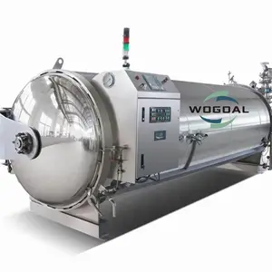 High efficiency industrial autoclave feed processing machines retort machine for pouch glass jar bottle tin can