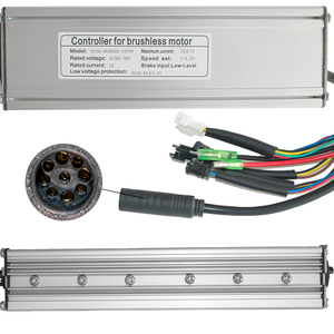 Contrôleur de moteur BLDC 15A 17A 36V 48V 250W 350W, contrôleur de vitesse sans balais KT, connexion double moteur pour vélo électrique - Product Image 4