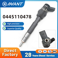 Injecteurs de carburant diesel de haute qualité NANT, ensemble moteur, soupapes d'injection avec tests stricts avant expédition 0445110478