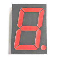 Affichage LED à 7 segments de haute qualité, 3 pouces, 1 chiffre, lumière rouge, tube à 10 broches pour grandes horloges murales numériques