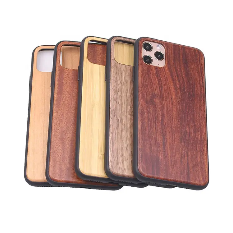2023 Custom Real Wooden Hand Carved Wood Mobile Phone Case Blank for iphone 13 12 12 mini 12 Pro max 11