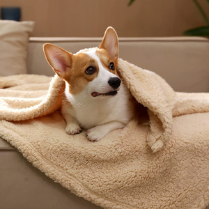 <span class=keywords><strong>Manta</strong></span> de Lujo para Mascotas (Perros y Gatos) de Felpa Coral Sólida y Cómoda - Product Image 4
