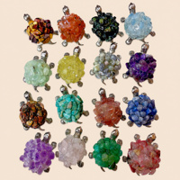 Vente en gros de gravats roulés de quartz rose naturel et d'améthyste, en forme de tortue, pour la lithothérapie, pour artisanat de cristaux mélangés et cadeaux