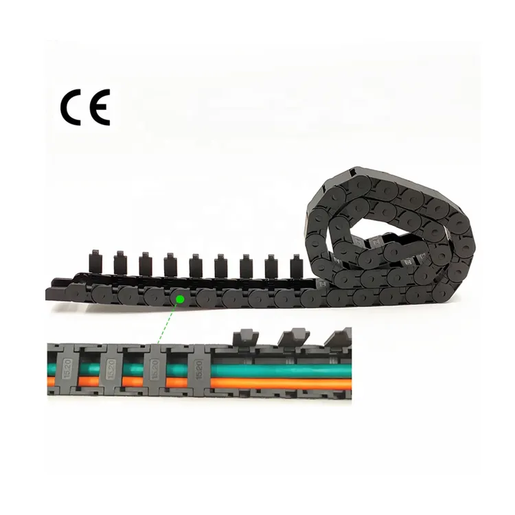 plastic nylon wire carrier drag chain cable and hose carriers