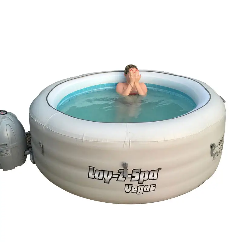 Venta caliente de la mejor manera de poner Z SPA AIRJET inflable masaje LED bañera caliente modelo 2-6 personas